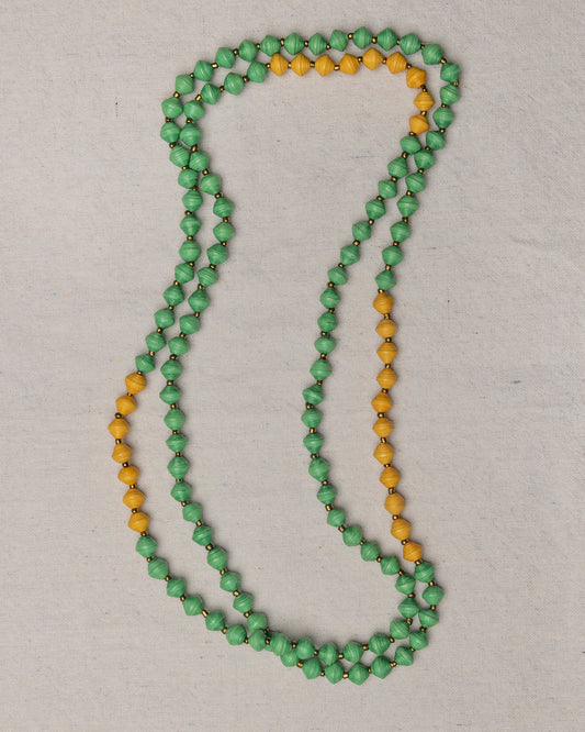 Etagene Colorblock Long Necklace