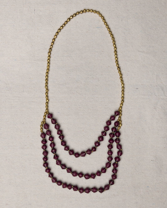 Tigist Waterfall Necklace - Texas A&M