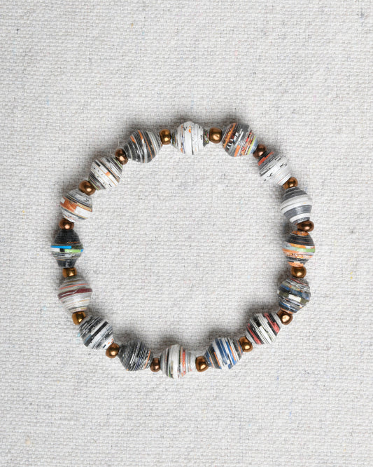 Paper Mini Bead Bracelet