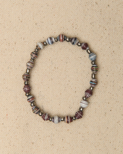 Paper Mini Bead Bracelet