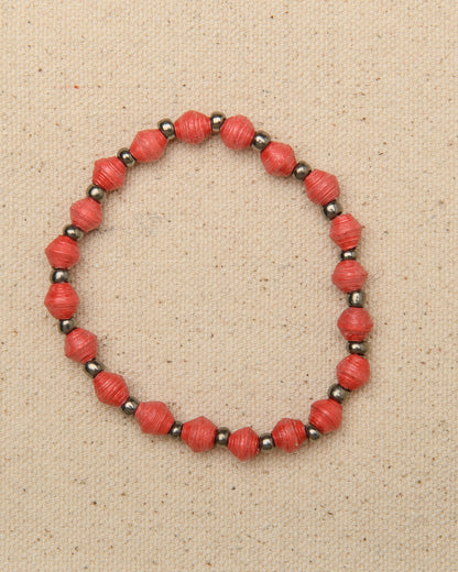 Paper Mini Bead Bracelet