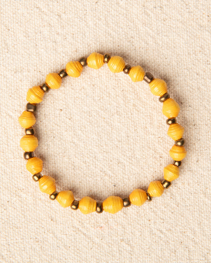 Paper Mini Bead Bracelet