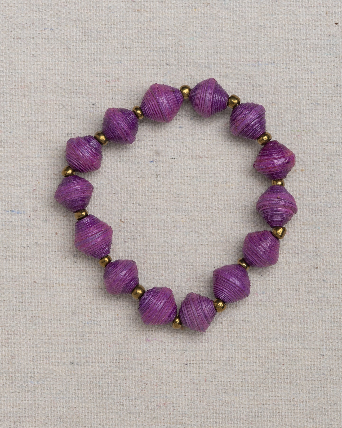 Paper Bead Bracelet - TCU