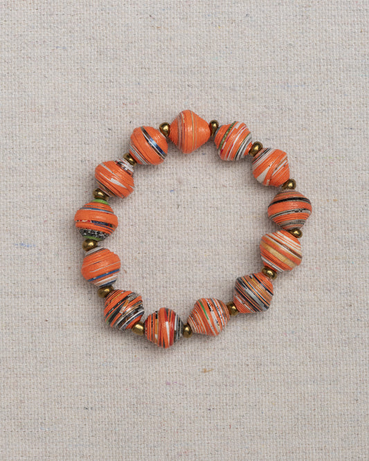 Paper Bead Bracelet-UT