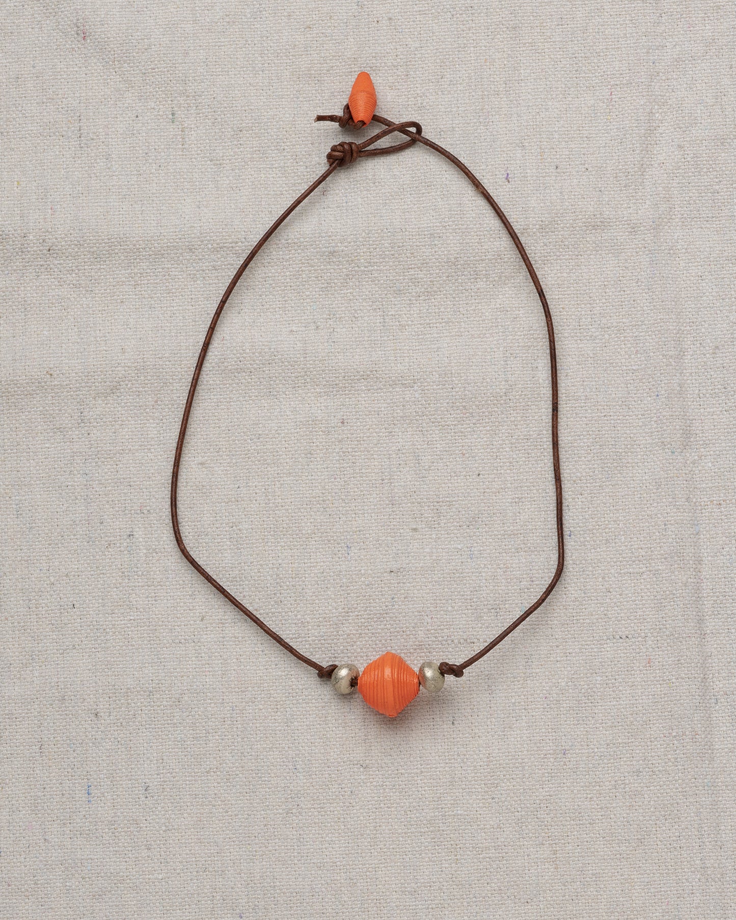 Desta Leather Choker-UT-OSU