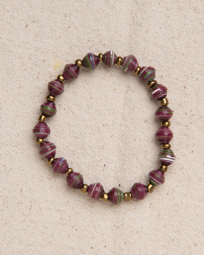 Paper Mini Bead Bracelet