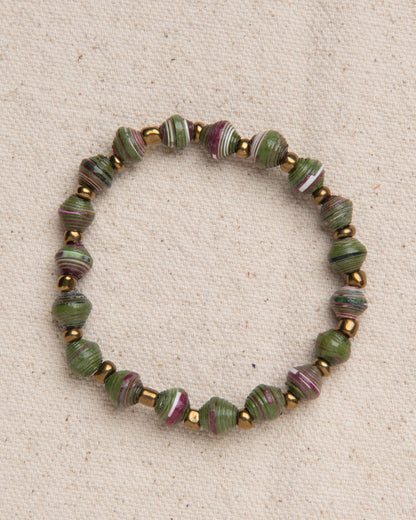 Paper Mini Bead Bracelet