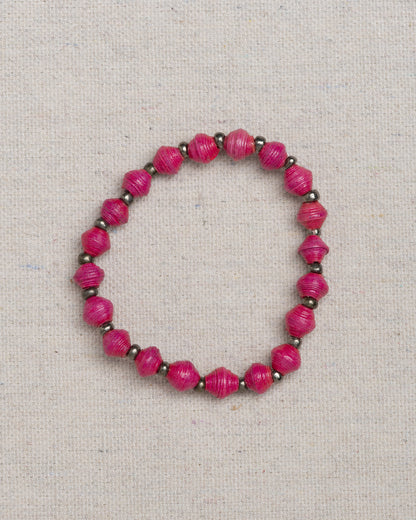 Paper Mini Bead Bracelet