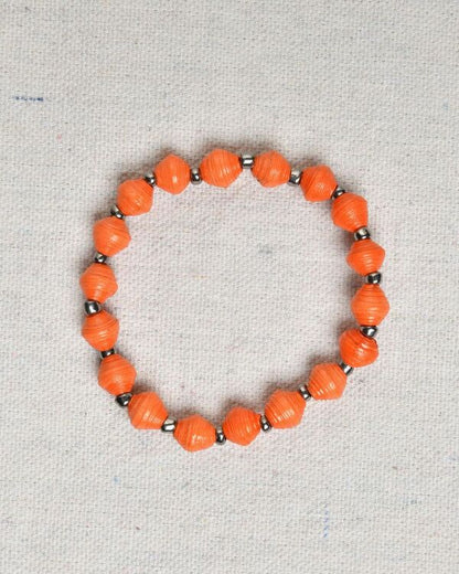 Paper Mini Bead Bracelet