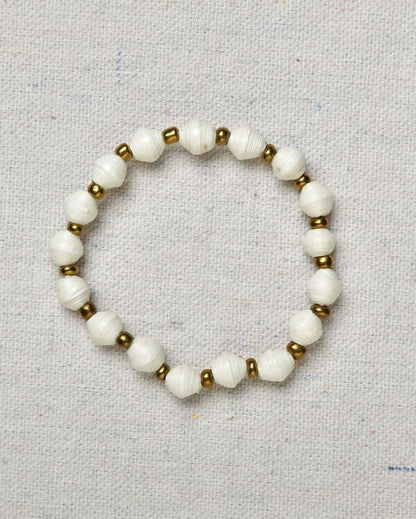 Paper Mini Bead Bracelet