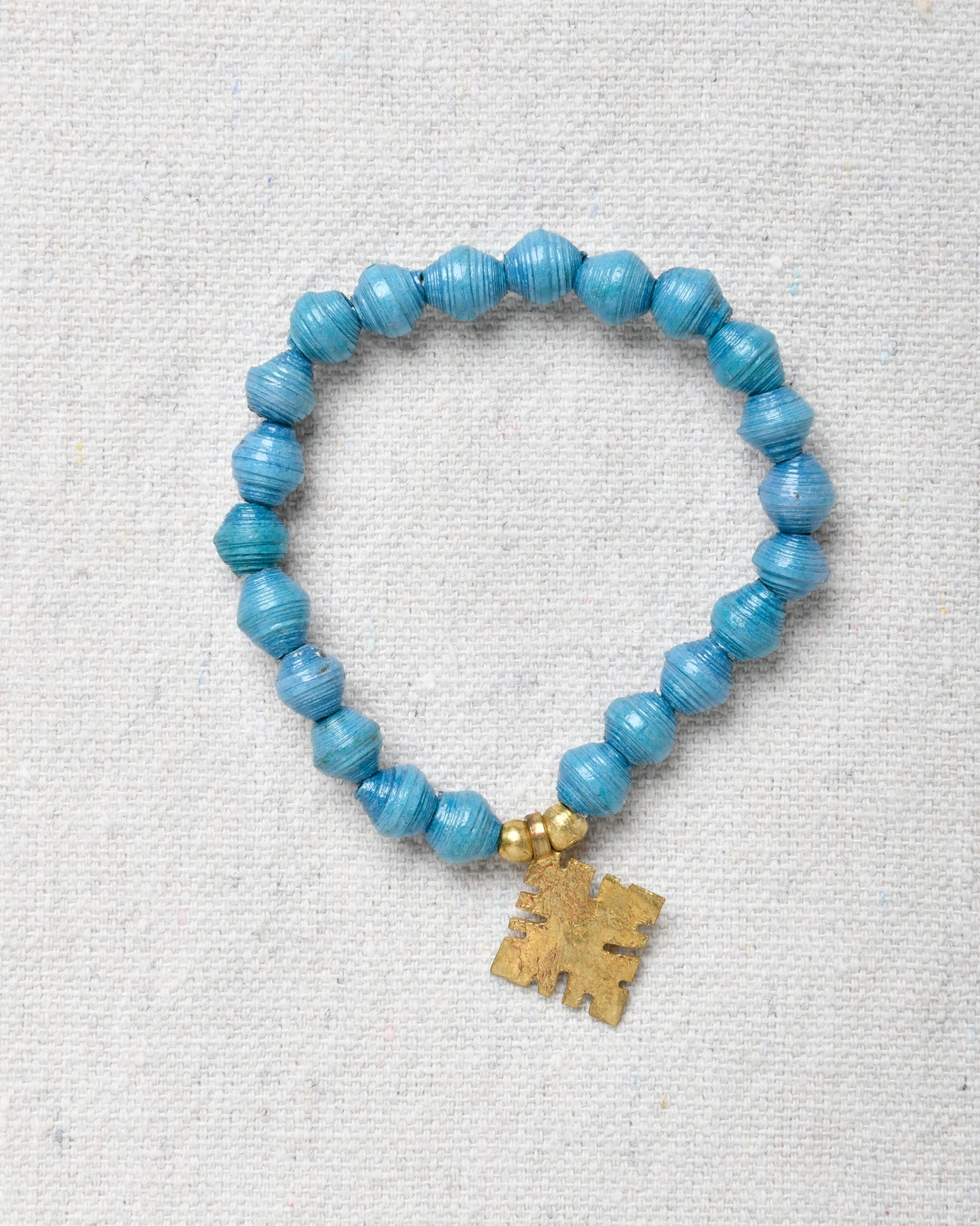 Mini Paper Bracelet with Cross Charm