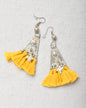 Earrings Triangle with Tassels