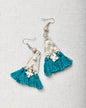 Earrings Triangle with Tassels